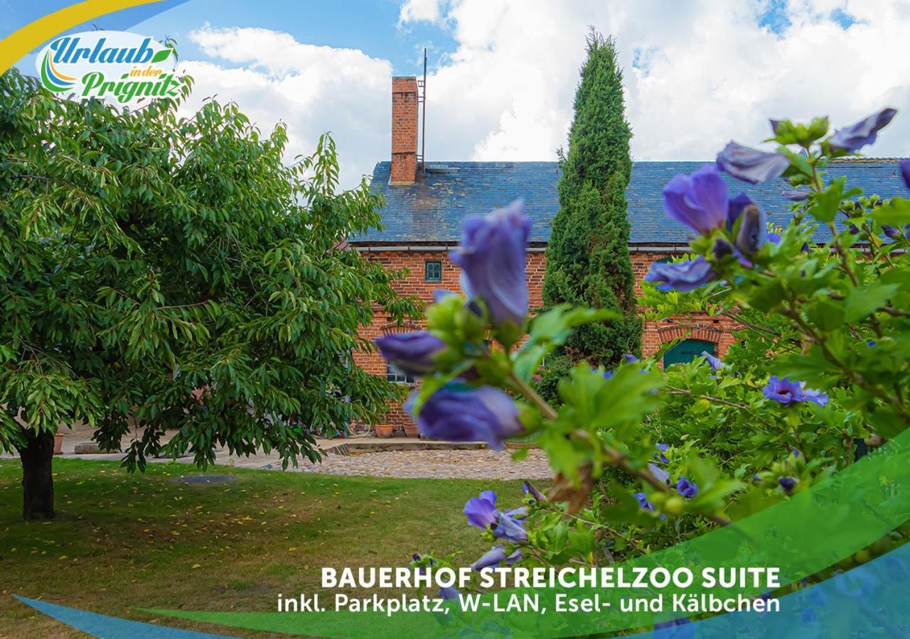 Bauernhof-Streichel-Zoo-Kombi-Familien-Suite-Im-Wald-Am-See Gulow Dış mekan fotoğraf
